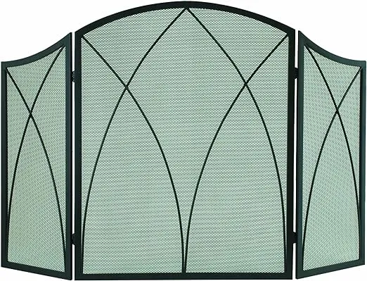 Pleasant Hearth Arched 3-Panel Fireplace Screen