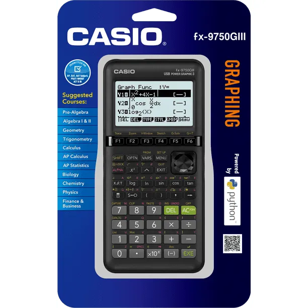 Casio FX - 9750GIII Graphing Calculator