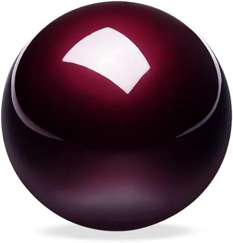 Perixx PERIPRO-303 GR - Glossy Red 1.34 inch (34mm) Durable Trackball