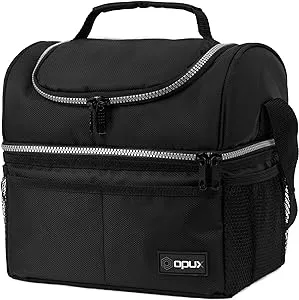 OPUX Insulated Dual Compartment Lunch Bag