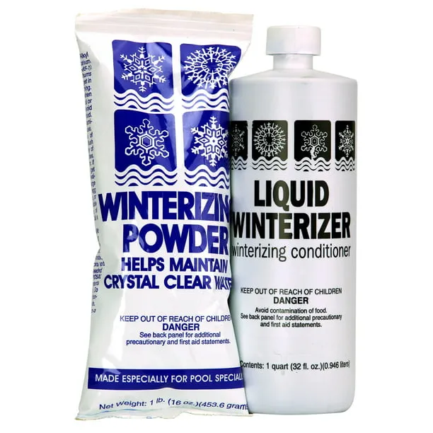 Rx Clear Winter Closing Kit | Non-Chlorine Winterizing Chemicals for Above or In Ground Swimming Pools | Open to a Crystal Clear Pool in The Spring | Up to 30,000 Gallons