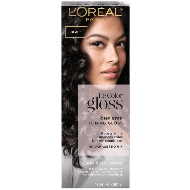 L’Oréal Paris Le Color One Step Toning Hair Gloss, Rich Brunette, 4 Ounce