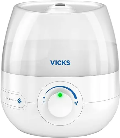 Vicks Mini Filter Free Cool Mist Humidifier, Small Room ? Variable Mist Control