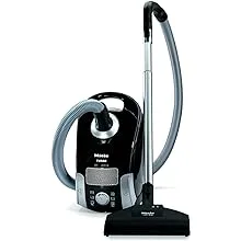 Miele Compact C1 Turbo Team Bagged Canister Vacuum, Obsidian Black