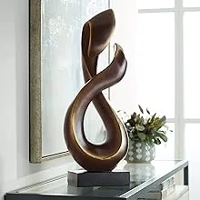 Studio 55D Open Infinity 25" High Gold Sculpture