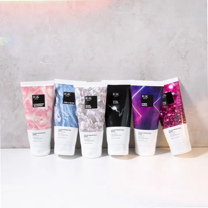 IGK COLOR DEPOSITING MASK | Conditioning + Hydrate + Shine | Vegan + Cruelty Free |