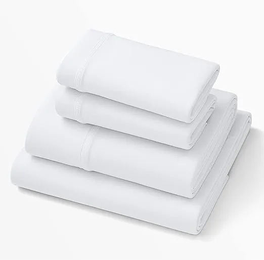 Purple SoftStretch Sheets - King/California King - White