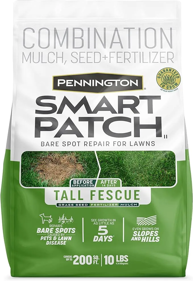 10 lbs. Smart Patch Tall Fescue Grass Seed with Mulch, Fertilizer