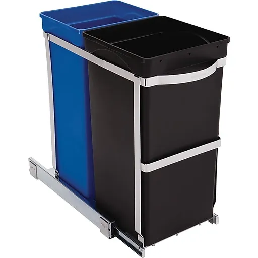 simplehuman 9.3-Gallons Plastic Recycling Binsimplehuman 9.3-Gallons Plastic Recycling Bin