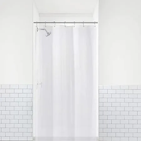 Liba Peva 8g Waterproof Shower Stall Curtain Liner - Frosted, Narrow Size - 36x72