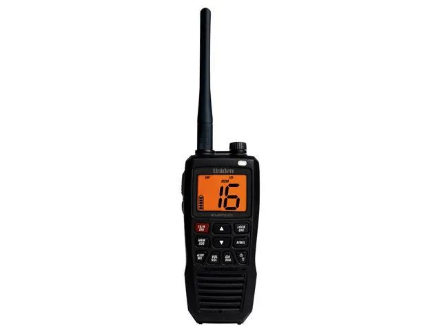 Uniden - Atlantis 275 Floating Handheld VHF Marine Radio