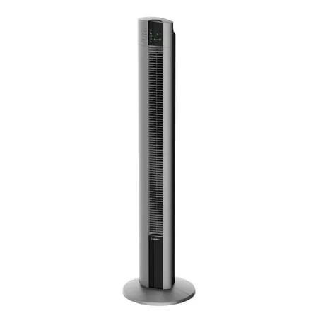 Lasko Oscillating Performance Tower Fan, Nighttime Setting, Remote Control, Timer, 3 Speeds, for Bedroom, Home and Office, 48", Gray, T48314 
Send to Logie