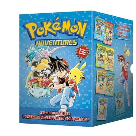 Pokémon Adventures (7 Volume Set - Reads R to L (Japanese Style) for all ages) 