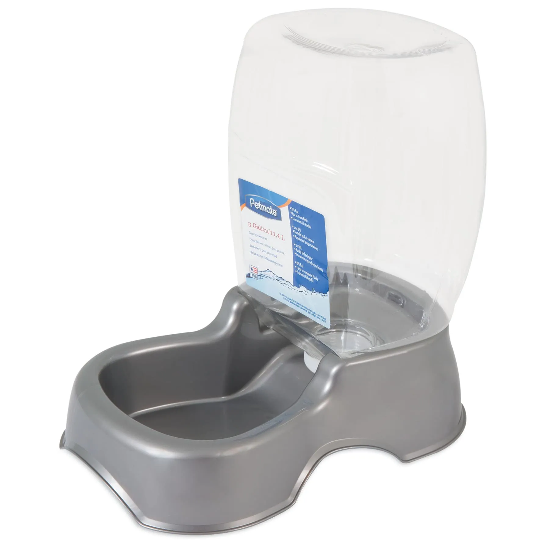 Petmate Blue Pet Cafe Waterer, 3 Gallon, Large