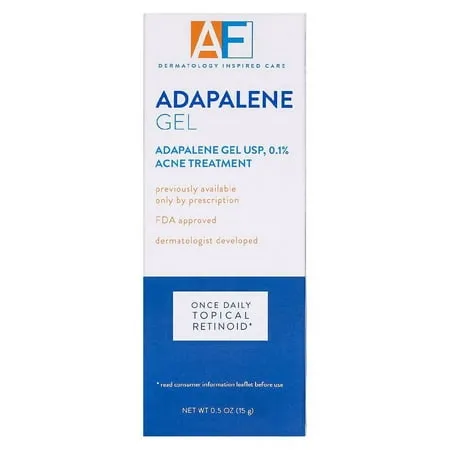 Acne Free Adapalene Gel 0.1%, Once-Daily Topical Retinoid Acne Treatment, 30 Day