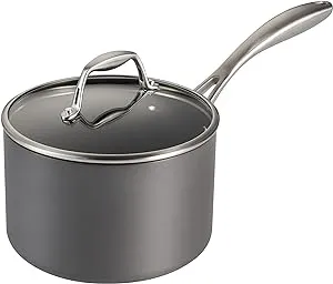 Tramontina Covered Sauce Pan Hard Anodized 3 qt