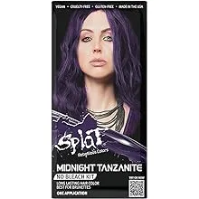 Splat | Midnight Complete Kit | Hair Dye | Semi-Permanent | Long Lasting | Vegan and Cruelty-Free (Midnight Tanzanite)