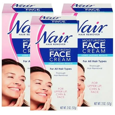 Nair Hair Remover Moisturizing Face Cream - 2 oz box