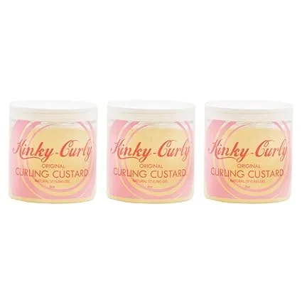 Kinky-Curly Original Curling Custard Natural Styling Gel - Size : 8 oz