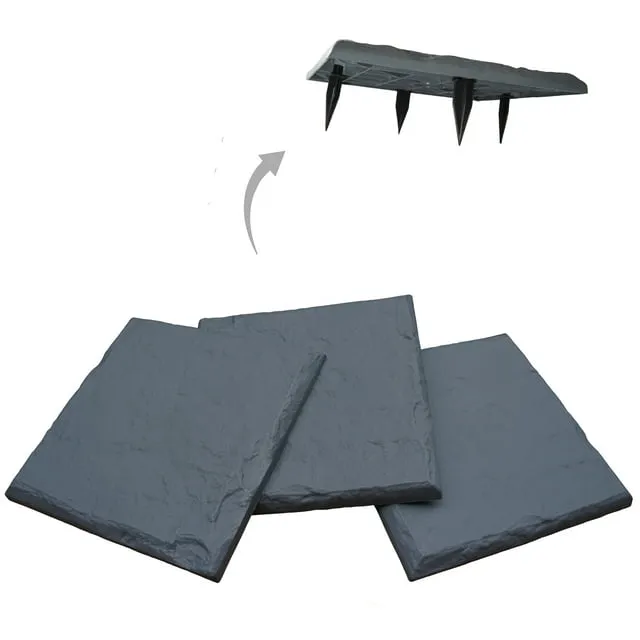 Gardien EI-PDL0010 15.5 inch Stake Into Ground Walkway Outdoor Stepping Stones