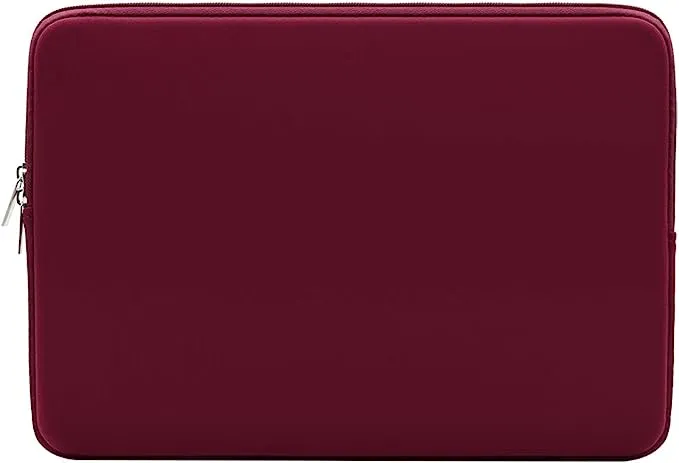 RAINYEAR 11-11.6 Inch Laptop Sleeve Protective Case Soft Carrying Computer Bag Zipper Cover with Accessories Pouch, Compatible with 11.6" MacBook Air for 11" Notebook Tablet Chromebook (Red)