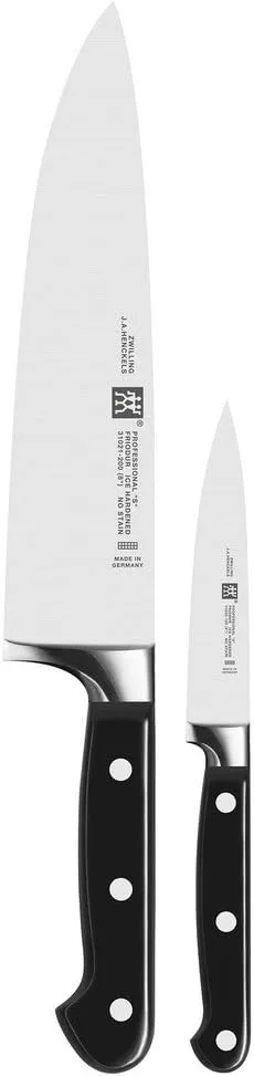 ZWILLING Professional S 2-Piece Razor-Sharp German Chef's Knife Set, Made in Company-Owned German Factory with Special Formula Steel perfected for almost 300 Years, Dishwasher Safe