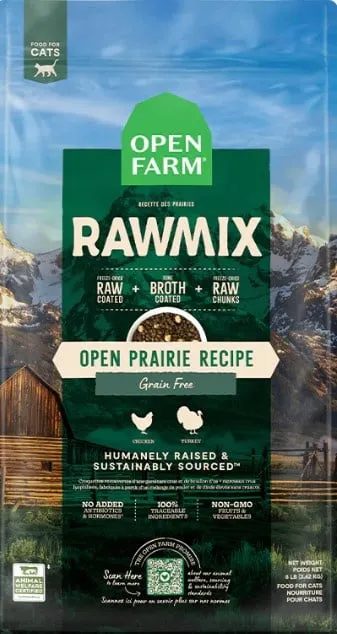 Open Farm Open Prairie Grain-Free RawMix Dry Cat Food 2.25 lb