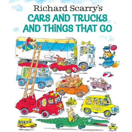 Richard Scarry's Cars and Trucks and Things That Go: 50th Anniversary Edition [Book]