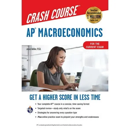 AP® Macroeconomics Crash Course, Book + Online: Get a Higher Score in Less Time (Advanced Placement (AP) Crash Course)