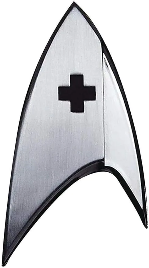 Star Trek Discovery Replica 1/1 Starfleet Badge Medical Division QMX