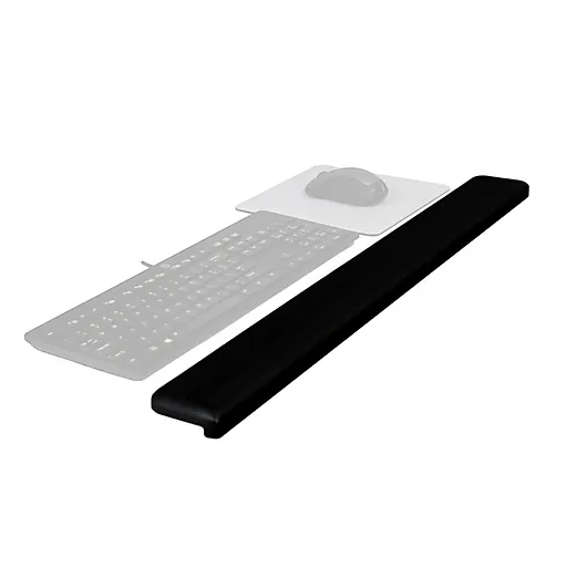 3M - Gel Wrist Rest for Standing Desks, 30.13 x 3.25, Black