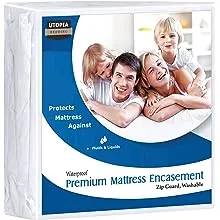 Utopia Bedding Premium Waterproof Zippered Mattress Encasement