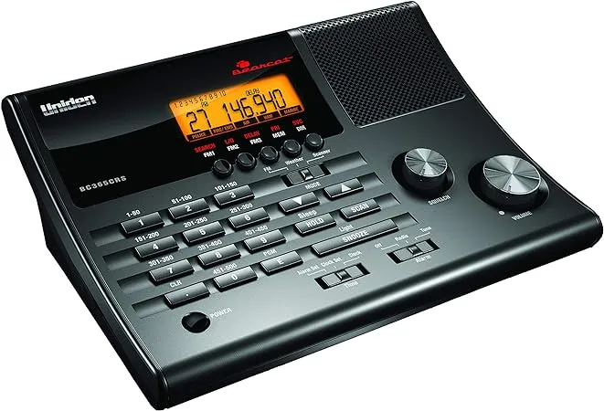 Uniden BC365CRS Alarm Clock 500-Channel Radio Scanner with Weather Alert