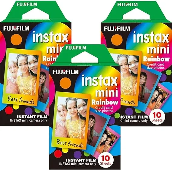 Fujifilm Instax Mini Instant Rainbow Film (50 Sheets)