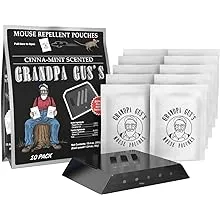 Grandpa Gus's Spider Repellent Pouches with Peppermint and Lemongrass Oils, Repels Spiders and The Insects They Eat (Pack of 10)