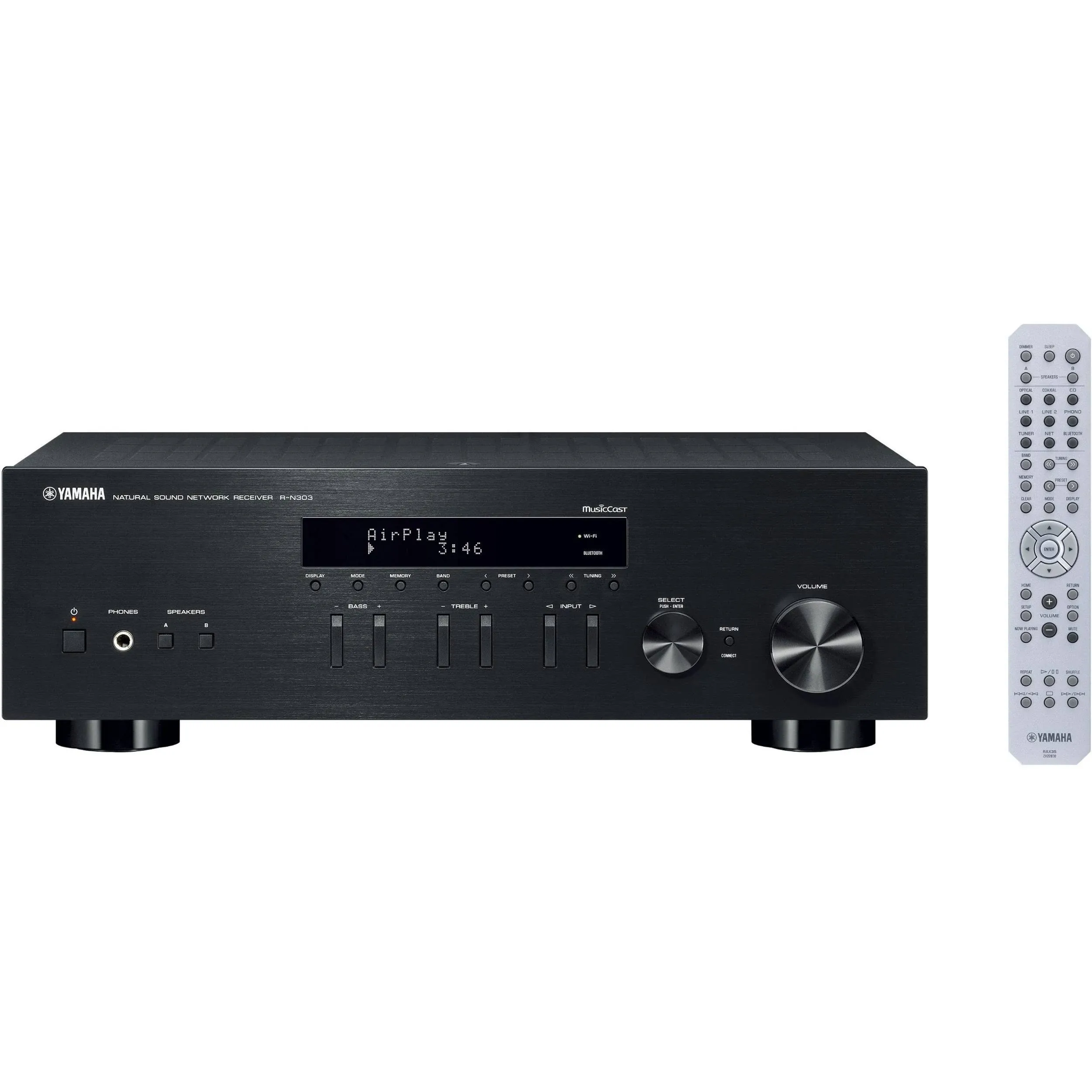 Yamaha - 2.0-Ch. Hi-Res A/V Home Theater Receiver - Black