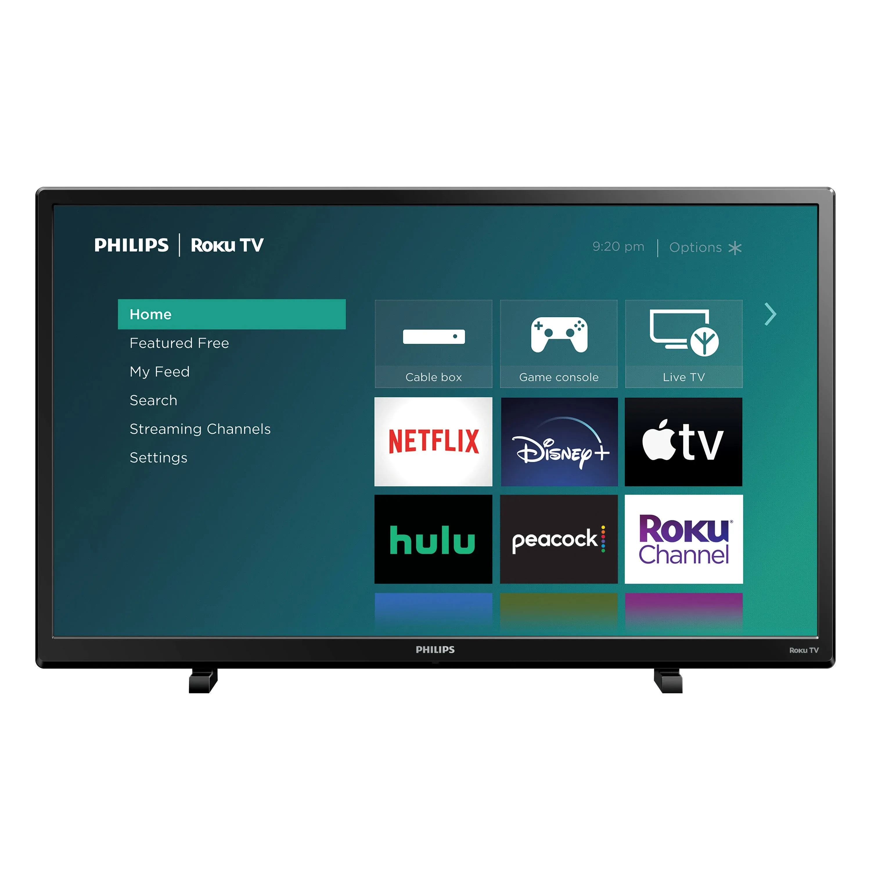 Philips 32PFL6452/F7 Roku Smart TV (Certified Renewed)