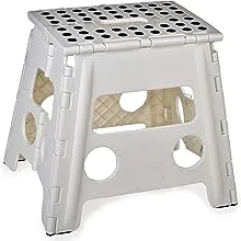 Folding Lightweight Step Stool is Sturdy Enough to Support Adults and Safe En...