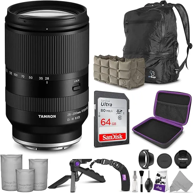 Tamron 28-200mm f/2.8-5.6 Di III RXD Lens for Sony E