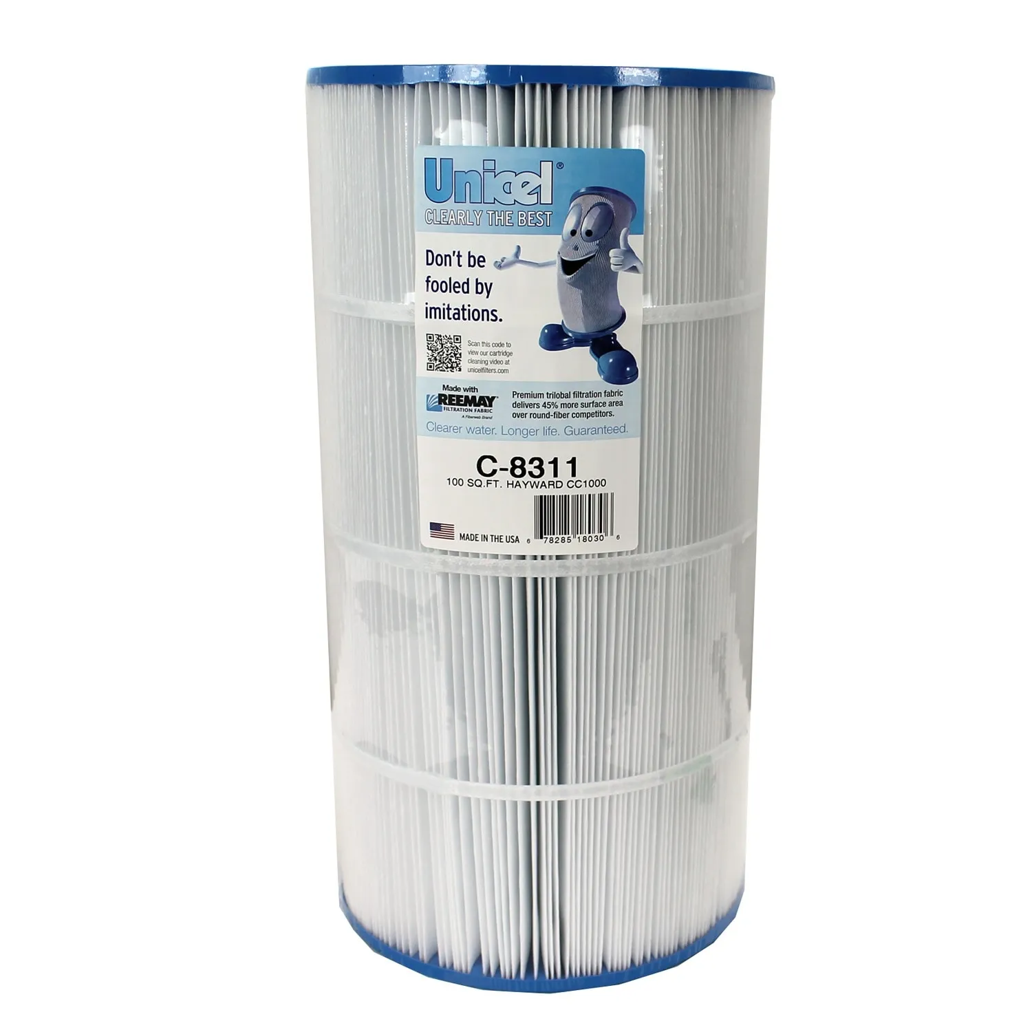 Unicel C-8311 100 Sq. Ft. Pool Replacement Cartridge Filter for Hayward CC1000RE