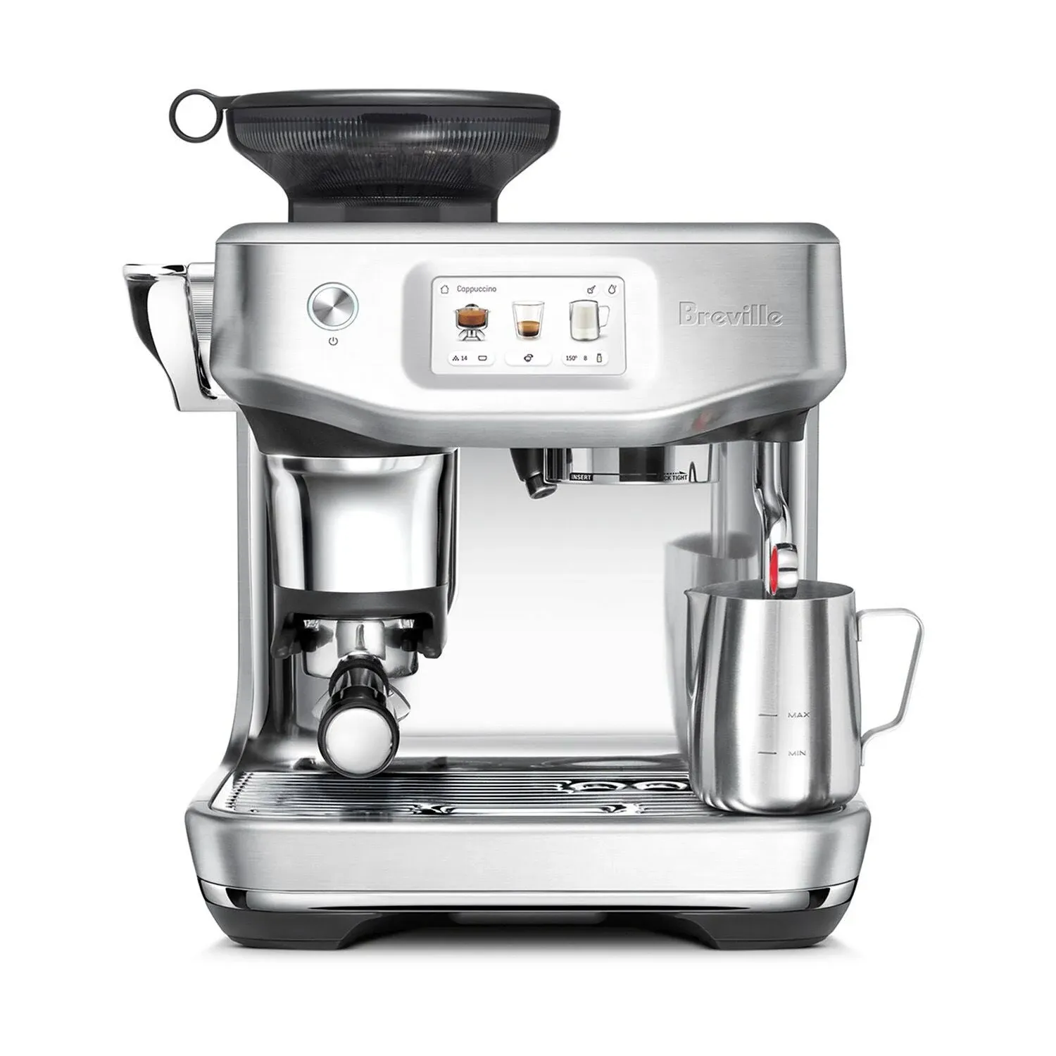 Breville Barista Touch Impress 浓缩咖啡机 BES881BSS，拉丝不锈钢