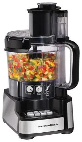 Hamilton Beach Stack & Snap Food Processor and Vegetable Chopper