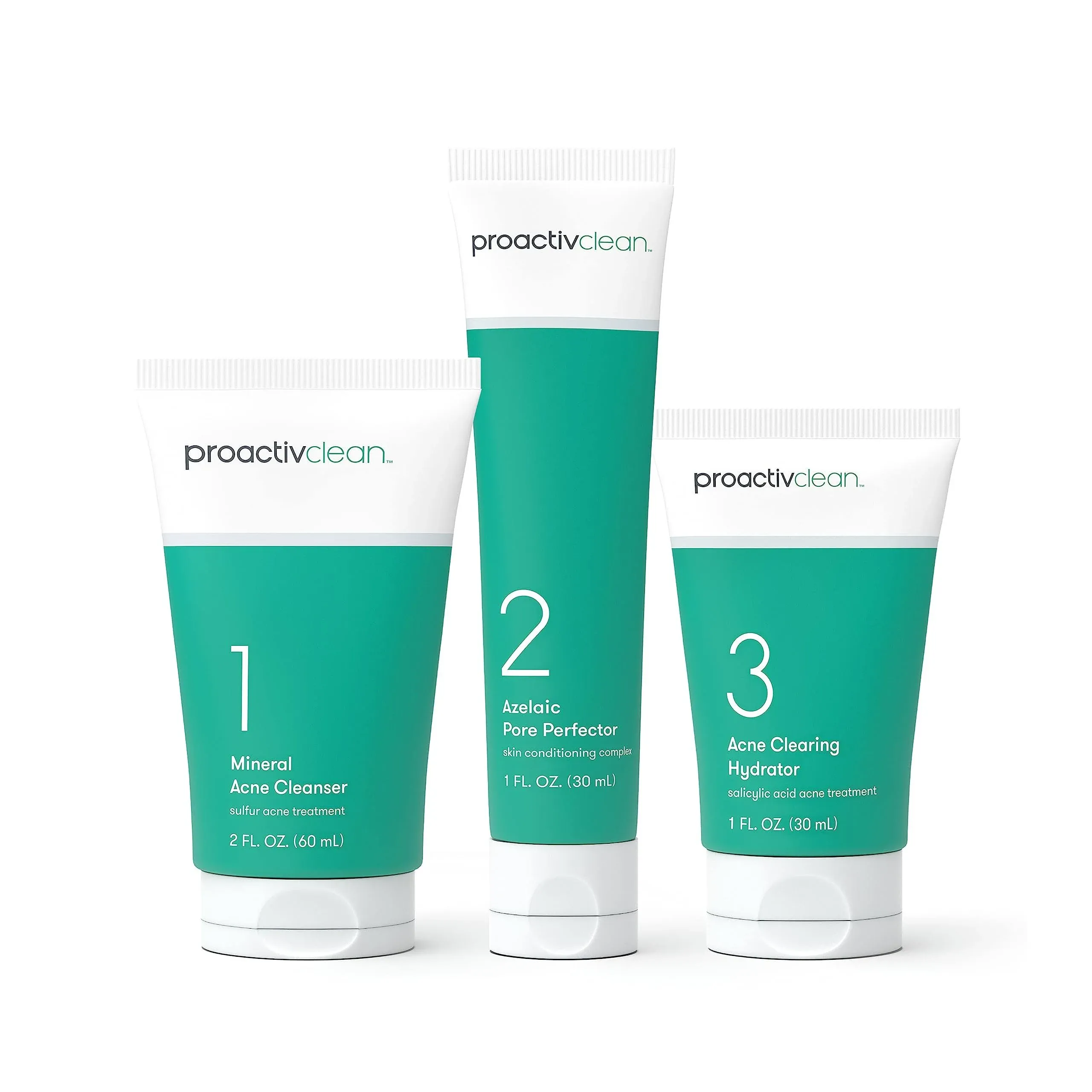 Proactiv Clean 3-Step Mild Acne-Fighting Treatment Routine Skincare Kit