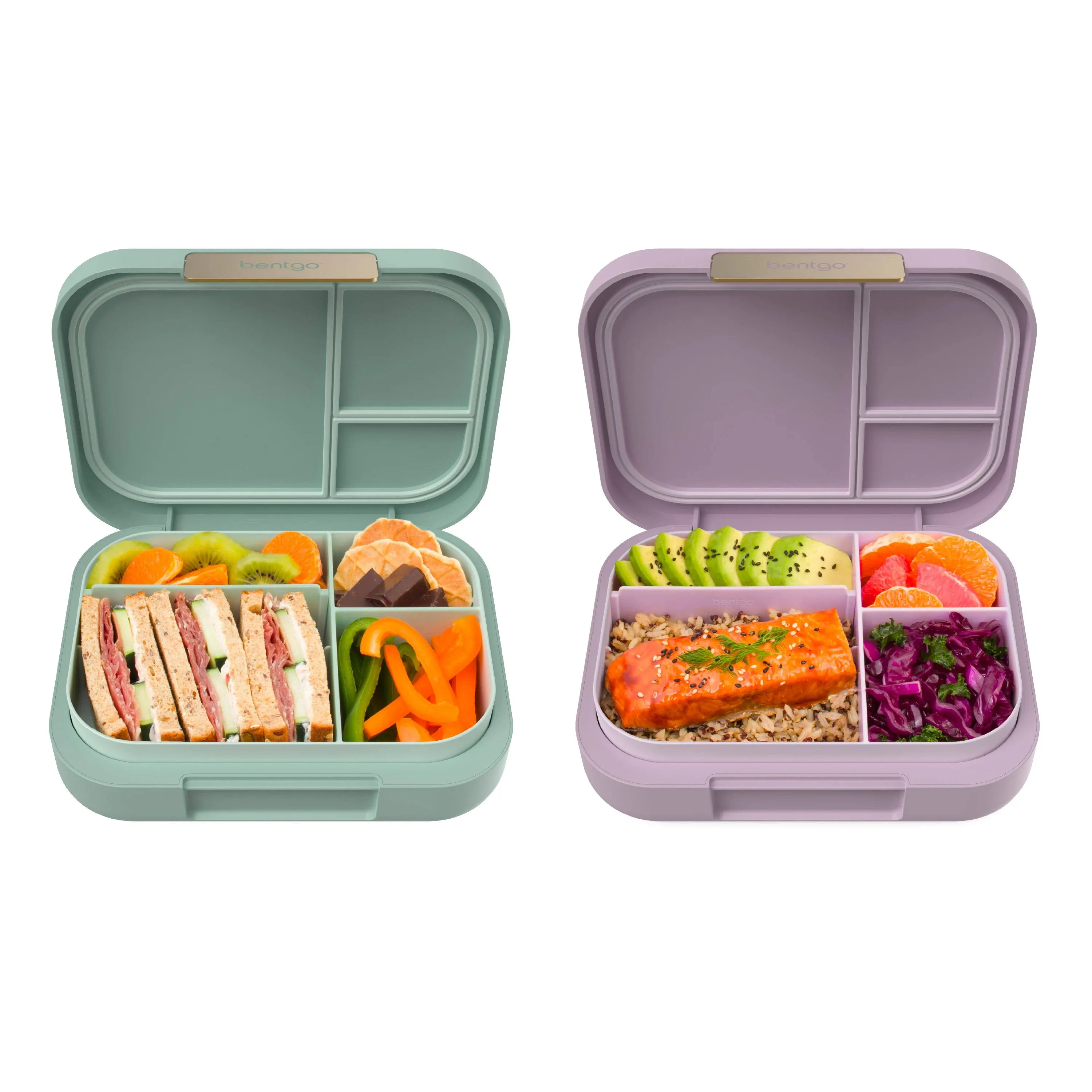 Bentgo® Modern Bento-Style Lunch Box Set With Reusable Snack Cup (Dark Gray)