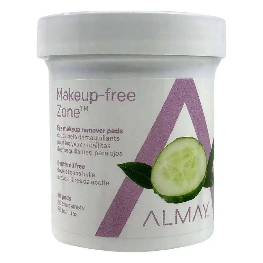 Almay - Oil Free Gentle Eye Makeup Remover Pads - 80 Pads