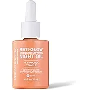 Urban Skin Rx, Reti-Glow Night Oil | Sensitive Skin Lightweight Facial Oil for Gentle Resurfacing and Smoothing Skin with Bakuchiol and Vitamin E | 0.5 Oz