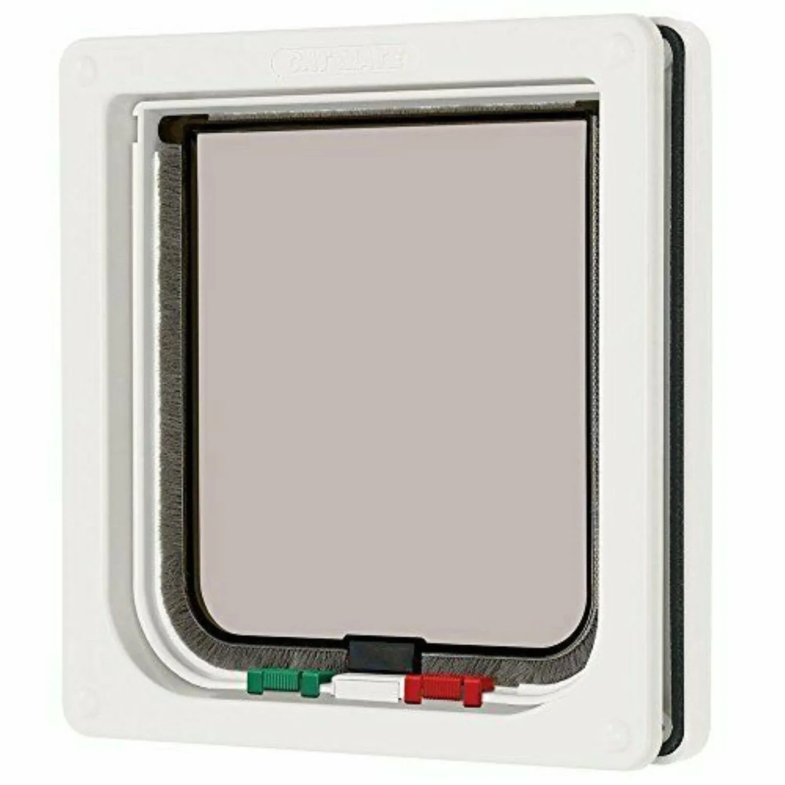 Cat Mate 4 Way Locking Flap White