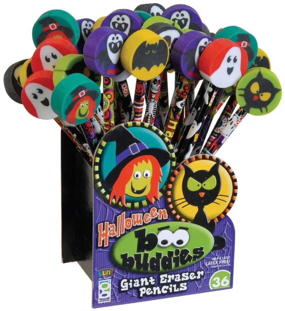 Geddes Pencil Case Boo Buddies Halloween Pencils - Set of 36 One-Size