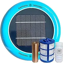 Solar Pool Maid Ionizer - Floating Water Cleaner and Purifier Keeps Water Clear, Kill Algae in Pool, 85% Less Chlorine, Compatible with Fresh and Salt Water Pools & Spas