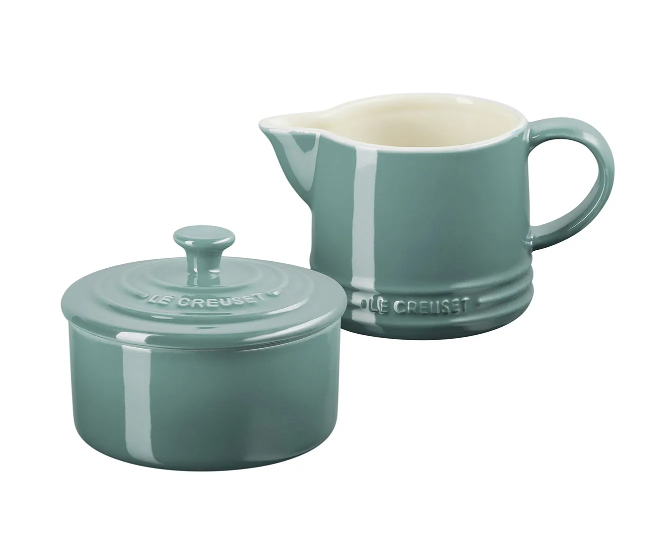 Le Creuset Signature Cream & Sugar Set (Sea Salt)